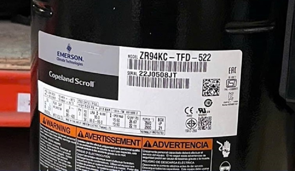 Máy nén zr94kc-tfd-522–Chính hãng, hiệu suất cao